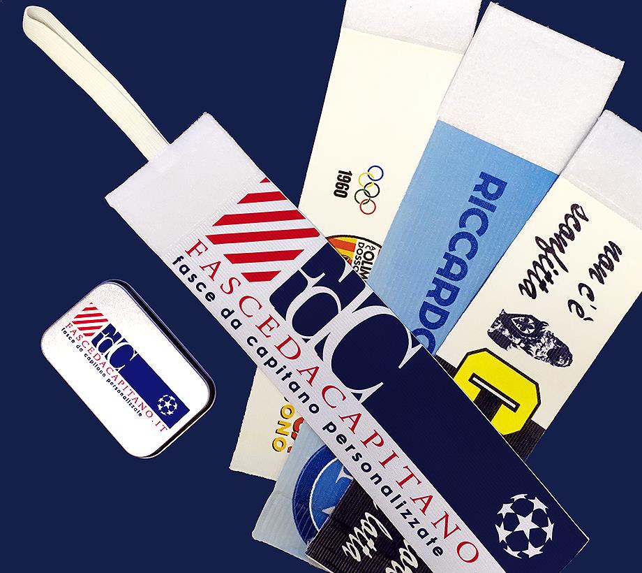 fascia da capitano personalizzata