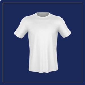 T-shirt bianca da personalizzare per uomo e bambino